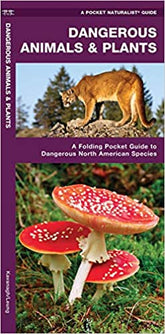 Dangerous Animals & Plants: A Folding Pocket Guide to Dangerous North American Species